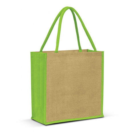 Monza Jute Tote Bag - Image 8