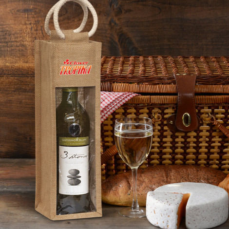 Serena Jute Wine Carrier - Image 2