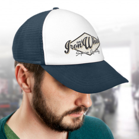 Cruise Mesh Cap - White Front - Image 12