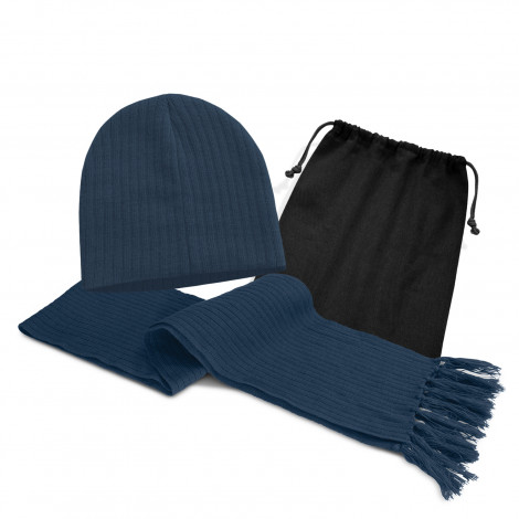 Nebraska Scarf and Beanie Set - Image 3