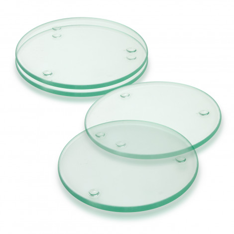 Venice Glass Coaster - Set of 4 - Round - Image 2