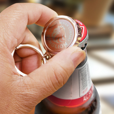 Orleans Bottle Opener Key Ring - Image 4