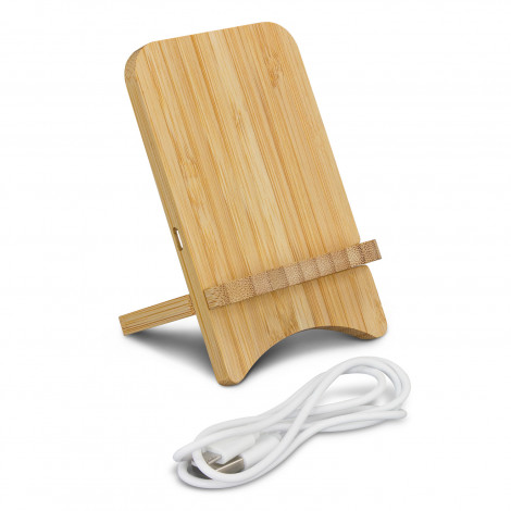 Bamboo Wireless Charging Stand - Image 3