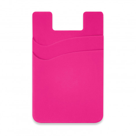 Dual Silicone Phone Wallet - Full Colour - Image 5