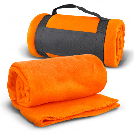Glasgow Fleece Blanket with Strap - Image 2