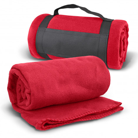 Glasgow Fleece Blanket with Strap - Image 3
