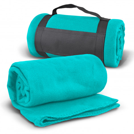 Glasgow Fleece Blanket with Strap - Image 5