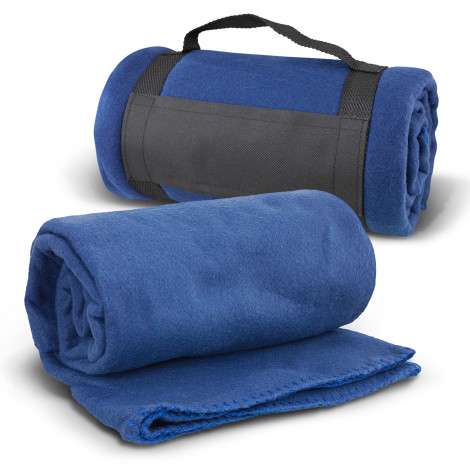 Glasgow Fleece Blanket with Strap - Image 6