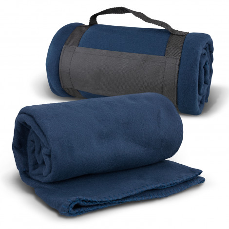 Glasgow Fleece Blanket with Strap - Image 7