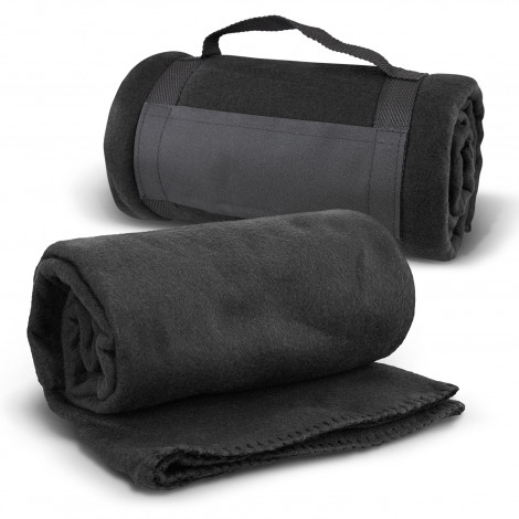 Glasgow Fleece Blanket with Strap - Image 8