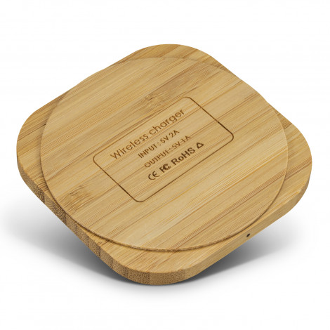 Vita Bamboo Wireless Charger - Square - Image 4