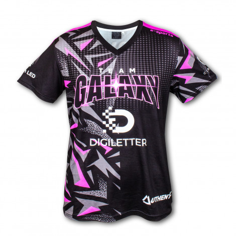 Custom Mens Sports V-Neck T- Shirt - Image 2