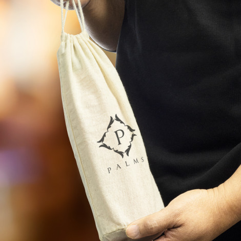 Cotton Bottle Gift Bag - Image 6