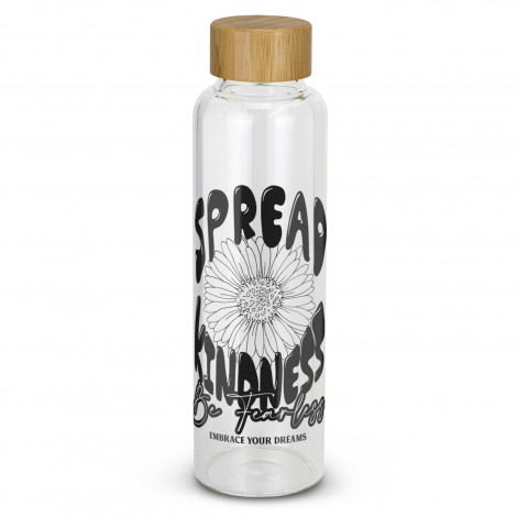 Eden Glass Bottle Bamboo Lid - Image 2