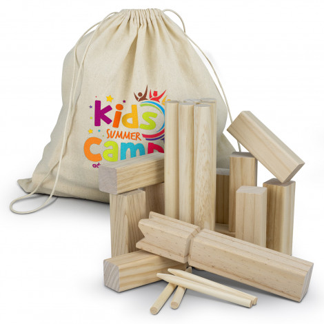 Kubb Wooden Game - Image 2