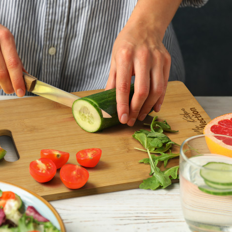 NATURA Bamboo Rectangle Chopping Board - Image 6