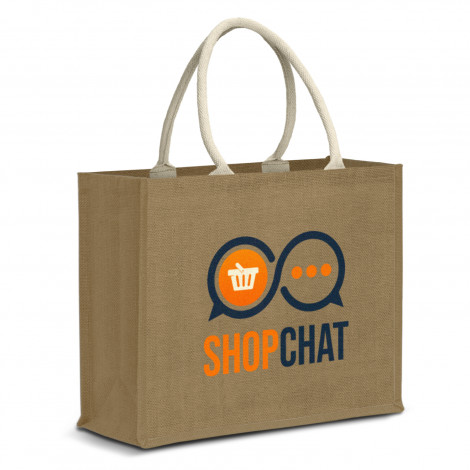 Modena Starch Jute Tote Bag - Image 2