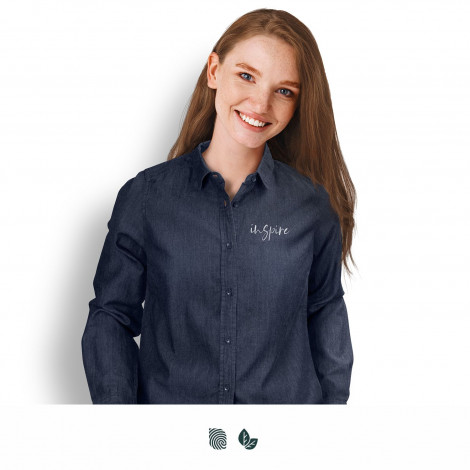 TRENDSWEAR Chester Women's Denim Shirt - Image 2