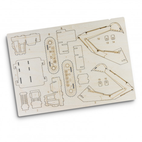 BRANDCRAFT Excavator Wooden Model - Image 4