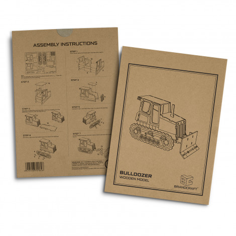 BRANDCRAFT Bulldozer Wooden Model - Image 5