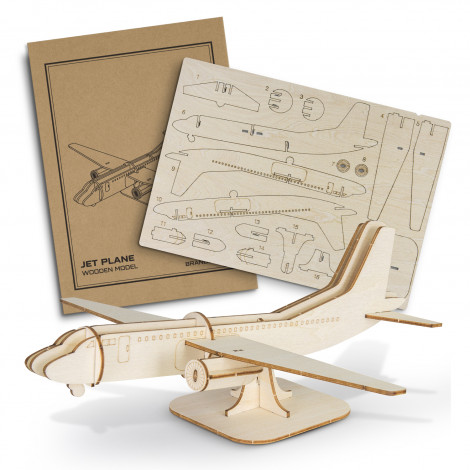 BRANDCRAFT Jet Plane Wooden Model - Image 2