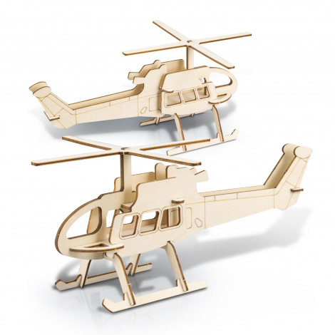 BRANDCRAFT Helicopter Wooden Model - Image 3