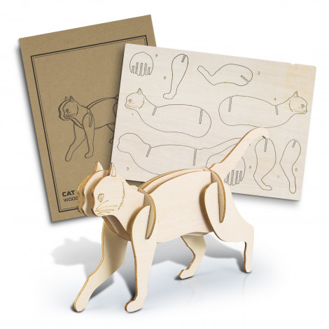 BRANDCRAFT Cat Wooden Model - Image 2