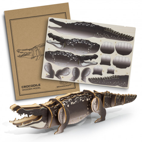 BRANDCRAFT Crocodile Wooden Model - Image 2
