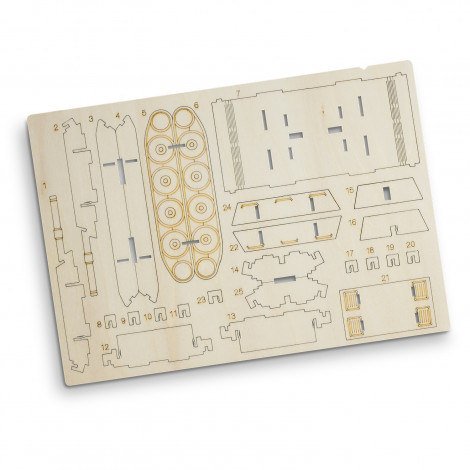 BRANDCRAFT Tank Wooden Model - Image 4