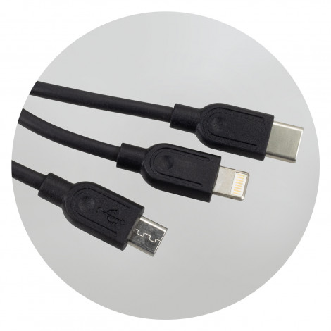 Bamboo Triple Connector Cable - Image 6