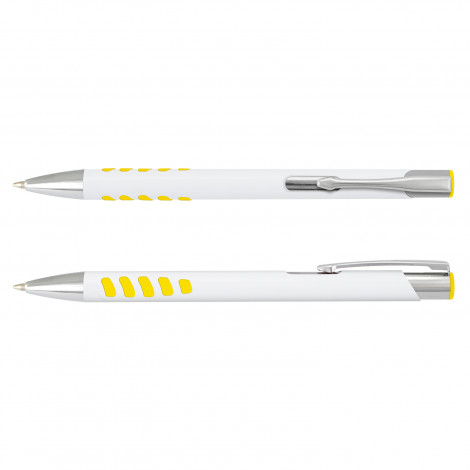 Panama Grip Pen - White Barrel - Image 3