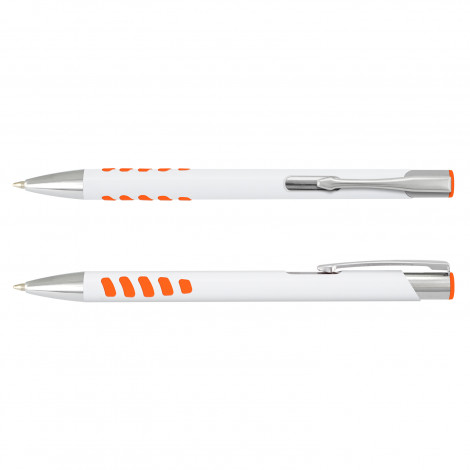 Panama Grip Pen - White Barrel - Image 4