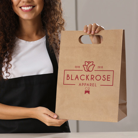 Large Die Cut Paper Bag Portrait - Image 7