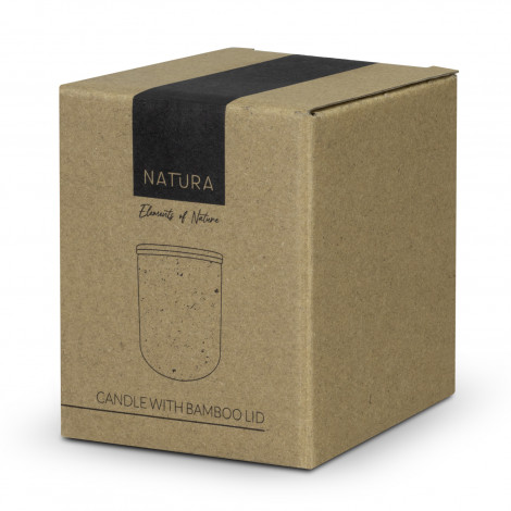 NATURA Candle with Bamboo Lid - Image 6