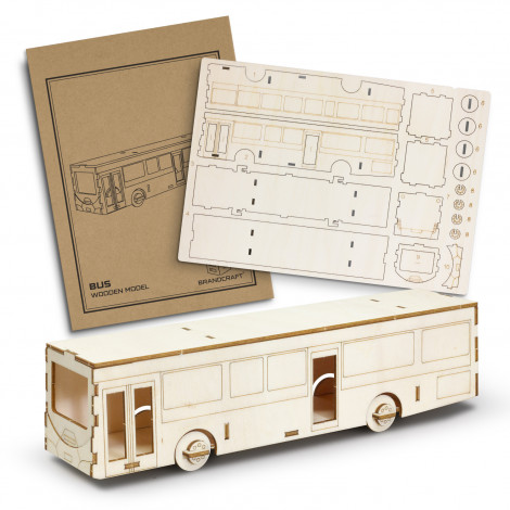 BRANDCRAFT Bus Wooden Model - Image 2