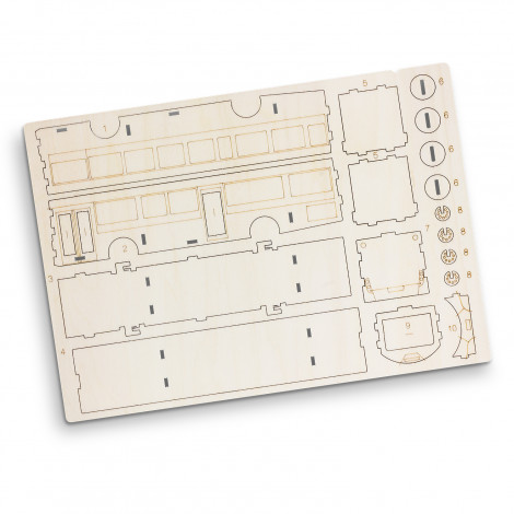 BRANDCRAFT Bus Wooden Model - Image 4