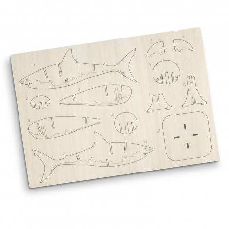 BRANDCRAFT Shark Wooden Model - Image 4