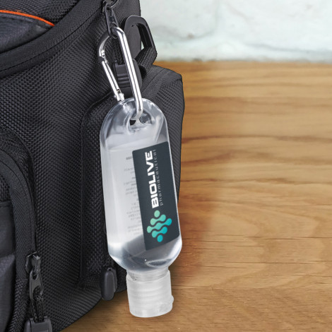 Carabiner Hand Sanitiser 55ml - Image 4