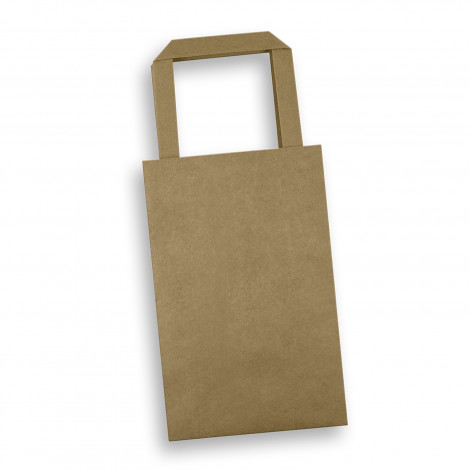 Small Flat Handle Paper Bag Portrait - Image 3