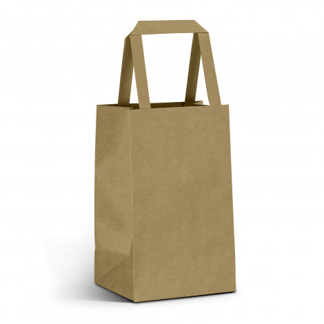 Small Flat Handle Paper Bag Portrait - Image 6