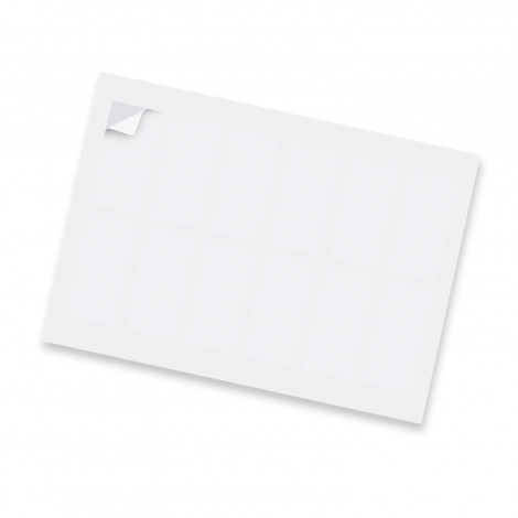 Sticker Sheet 40 x 80mm Rectangle - Matte - Image 2