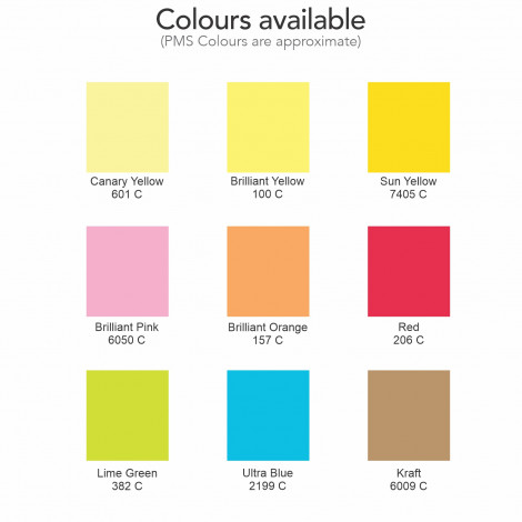 Coloured Sticky Pad 70 x 75mm - 50 Sheets - Image 5